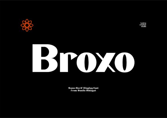 Broxo Sans Serif Font By Luxima Creative
