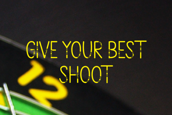 Dart Game Font - Preview 2