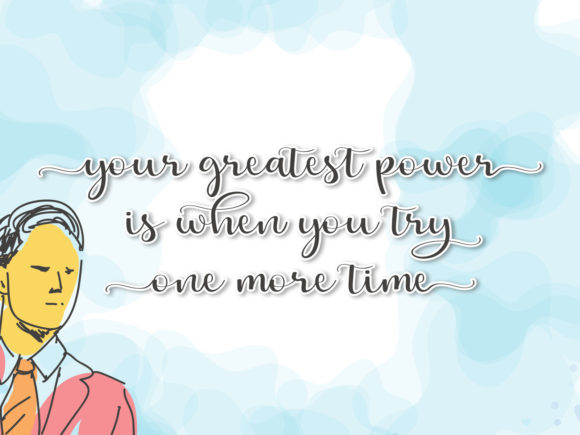 Falling Font - Preview 6