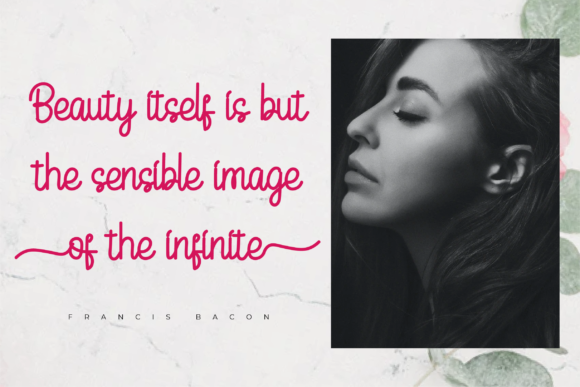 Flower Signature Font - Preview 2