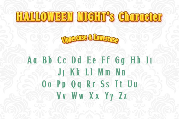 Halloween Night Font - Preview 1