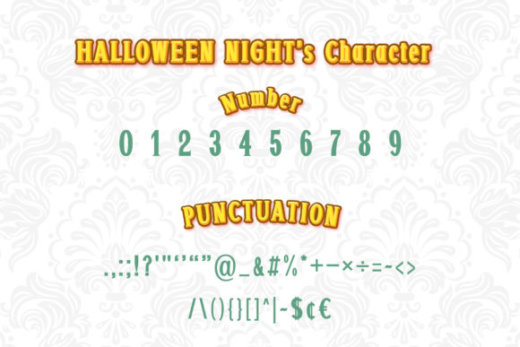 Halloween Night Font - Preview 2