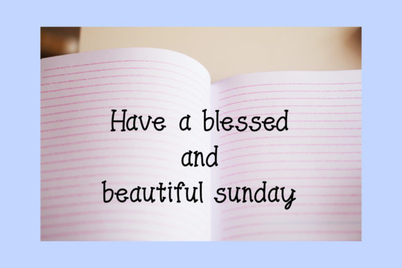 Happy Sunday Font - Preview 1