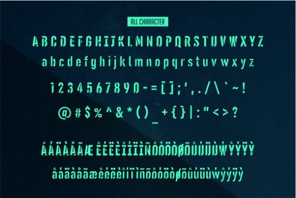 Honai Font PNG with transparent background - Preview 2