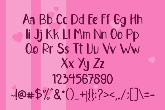 Nanci Pinio Font PNG with transparent background - Preview 2