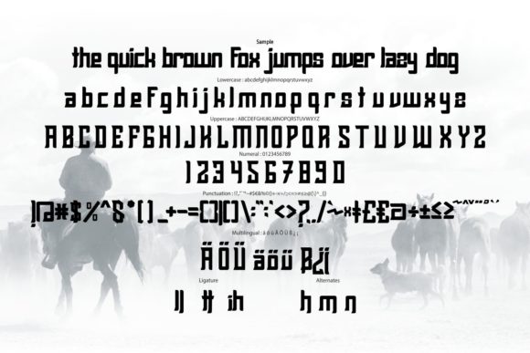 Relods Font PNG with transparent background - Preview 5