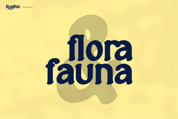 Rusthic Font PNG with transparent background - Preview 2