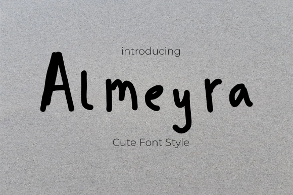 Almeyra Font PNG with transparent background - Preview 2