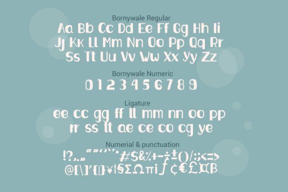 Bornywale Font - Preview 1