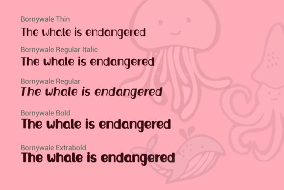 Bornywale Font - Preview 3