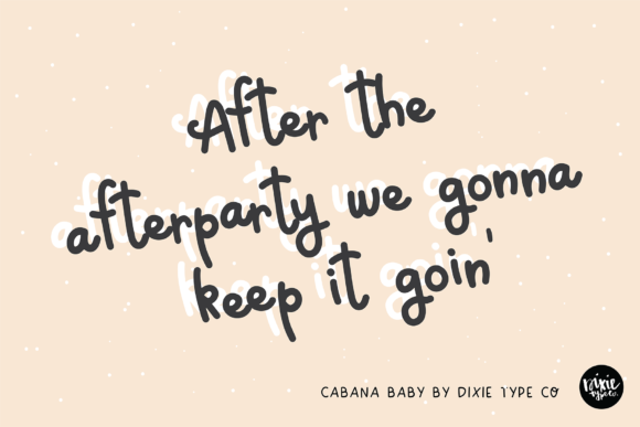 Cabana Baby Font - Preview 1