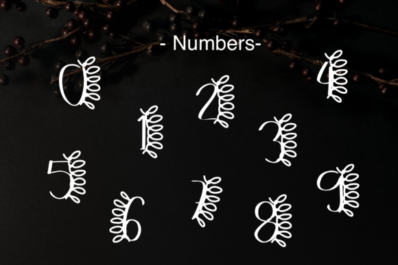 Chris Gifts Font PNG with transparent background - Preview 1
