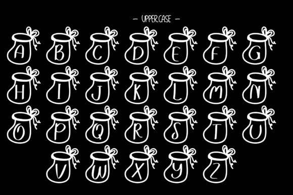 Chris Gifts Font PNG with transparent background - Preview 3