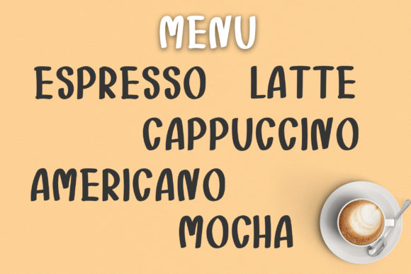 Coffee Maker Font - Preview 2