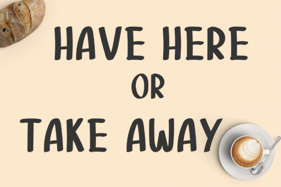 Coffee Maker Font - Preview 3