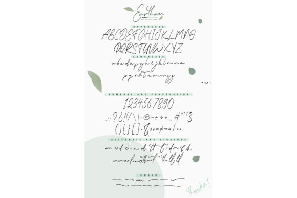Earthan Font - Preview 4