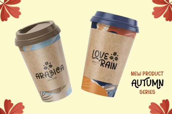 Sans Autumn Font PNG with transparent background - Preview 3