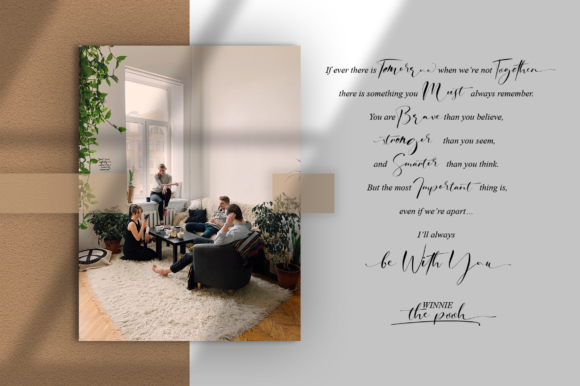 Signature Photopedia Font PNG with transparent background - Preview 4
