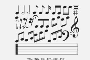 Music Note Sheet Music Graphic Graphic by RedCreations · Creative 