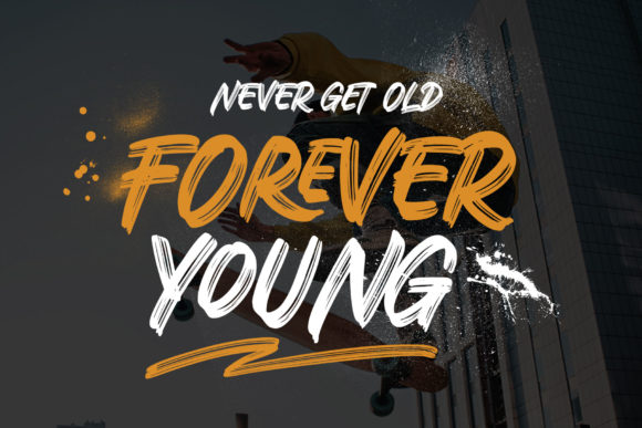 Black Ravens Font PNG with transparent background - Preview 3