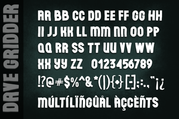 Dave Gridder Font - Preview 1