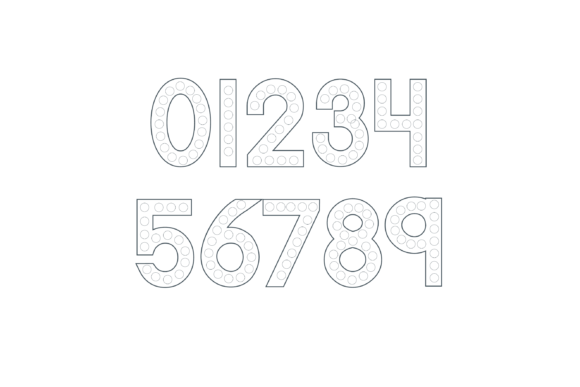 Do a Dot Font font preview - 1