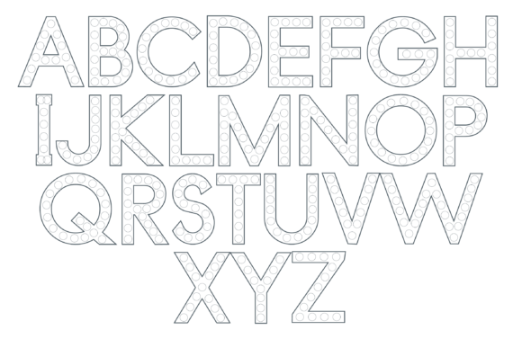 Do a Dot Font font preview - 3