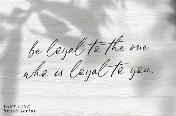 Fast Line Font - Preview 3