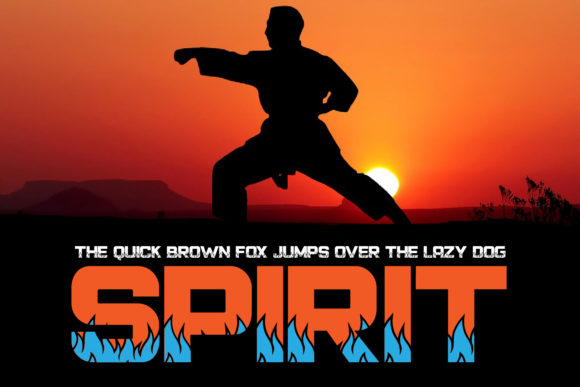 Fire Font - Preview 3
