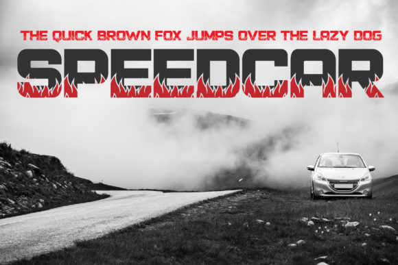 Fire Font - Preview 4
