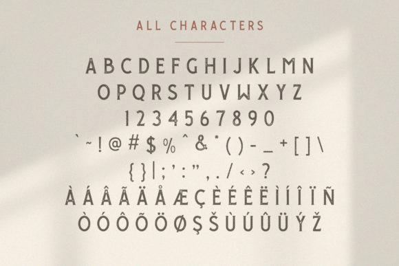 Giroud Font font preview - 6