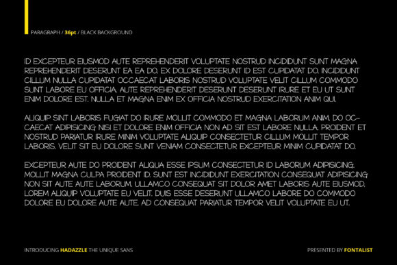 Hadazzle Font - Preview 2