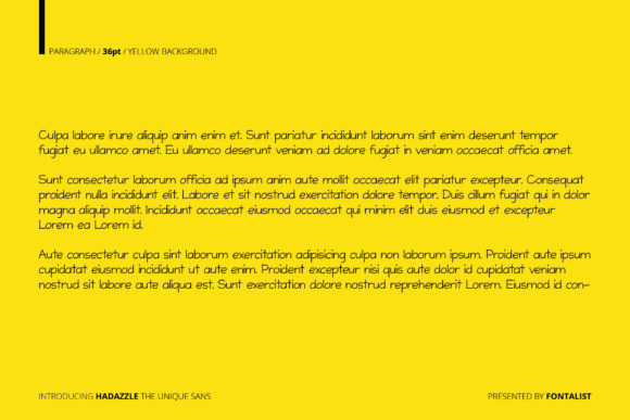 Hadazzle Font - Preview 3