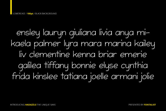 Hadazzle Font - Preview 5