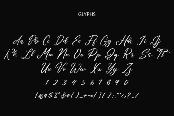 Hallisya Font PNG with transparent background - Preview 6