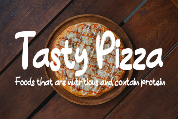 Hot Pizza Font - Preview 1