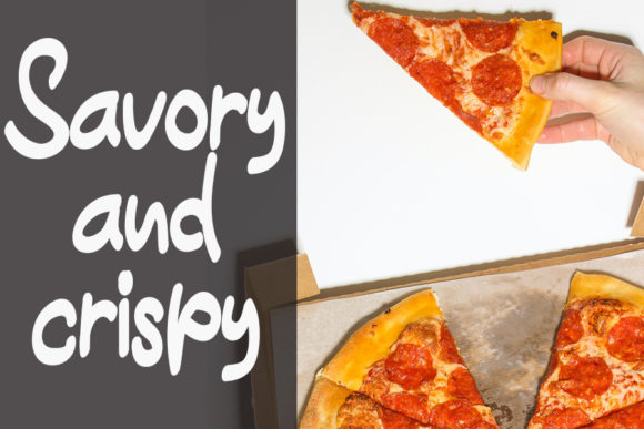 Hot Pizza Font - Preview 2