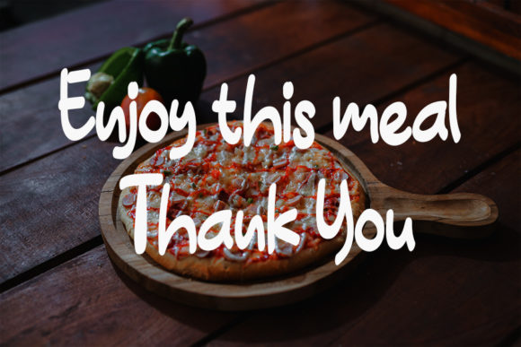 Hot Pizza Font - Preview 4