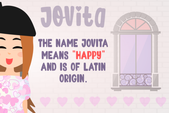 Jovita Font PNG with transparent background - Preview 3