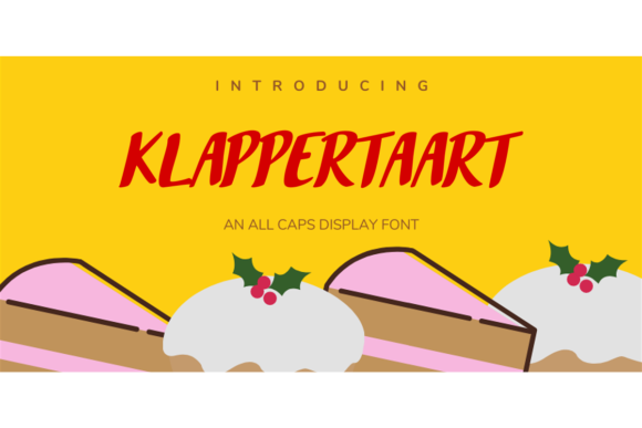 Klappertaart Font - Preview 3