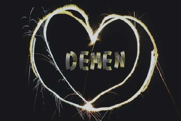 Light Paint Font PNG with transparent background - Preview 2