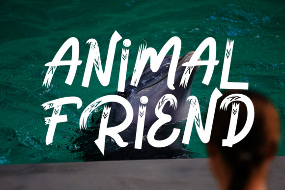 Little Dolphine Font PNG with transparent background - Preview 3