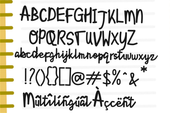 Lyonetta Handwriting Font PNG with transparent background - Preview 1
