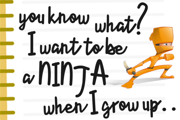 Lyonetta Handwriting Font PNG with transparent background - Preview 3