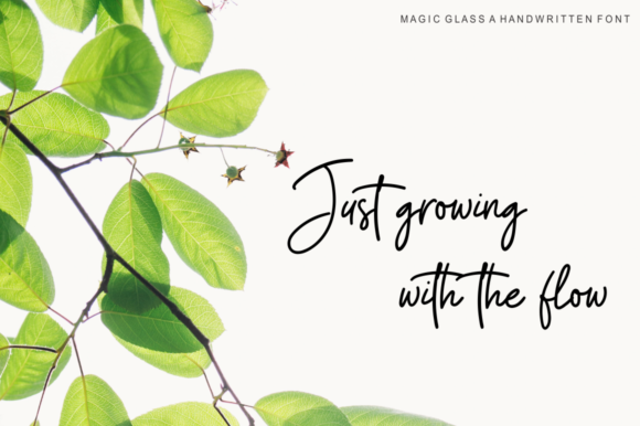 Magic Glass Font PNG with transparent background - Preview 6