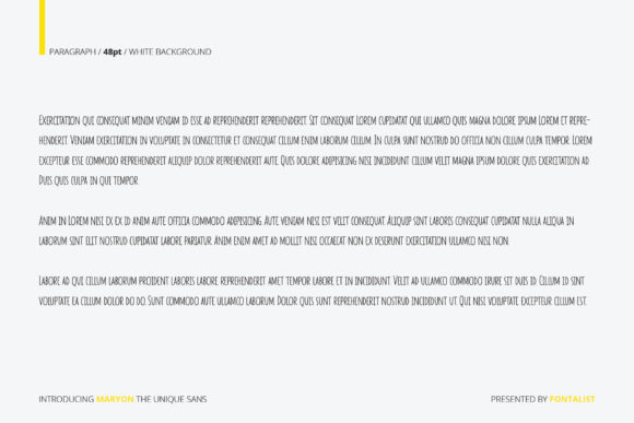 Maryon Font PNG with transparent background - Preview 1