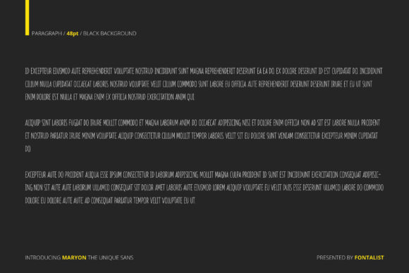 Maryon Font PNG with transparent background - Preview 2