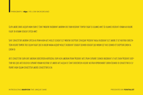 Maryon Font PNG with transparent background - Preview 3