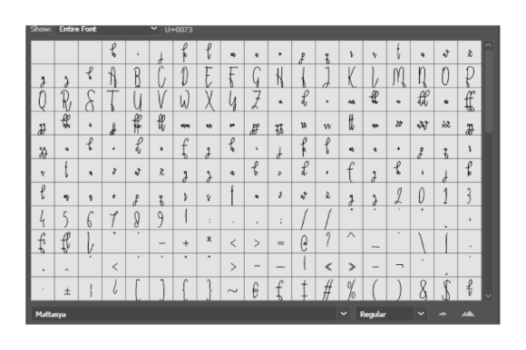 Mattasya Font PNG with transparent background - Preview 6