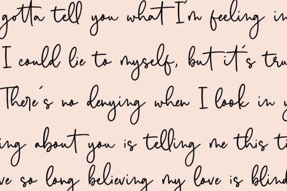 Melwisa Jameson Font font preview - 4